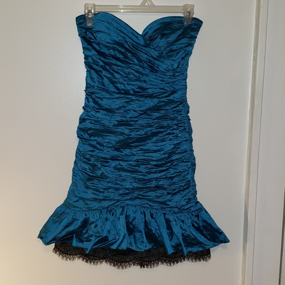 BCBG Maxazria Strapless Party Dress